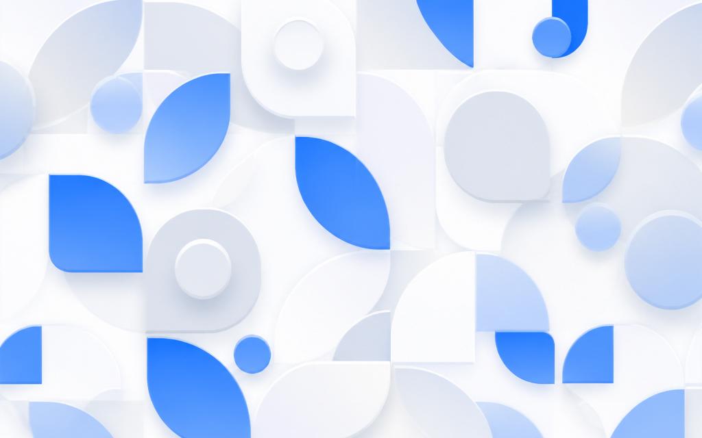 Modern geometric textile pattern